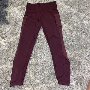 Lululemon Pace Rival Leggings in “Cassis”